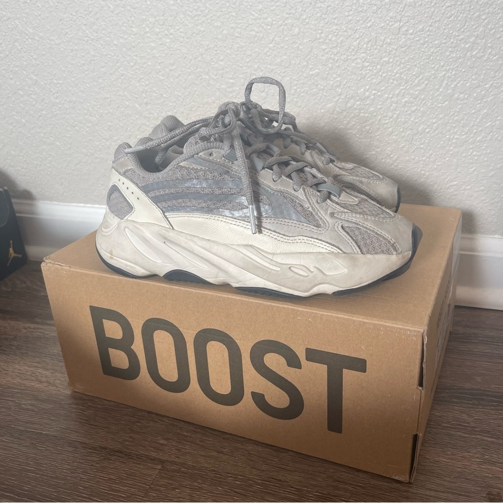 Adidas Yeezy Boost 700 Silver and Gray Sneakers